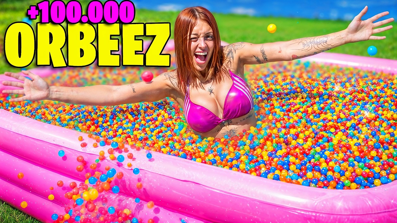 LLENE MI PISCINA con mas de 100.000 ORBEEZ