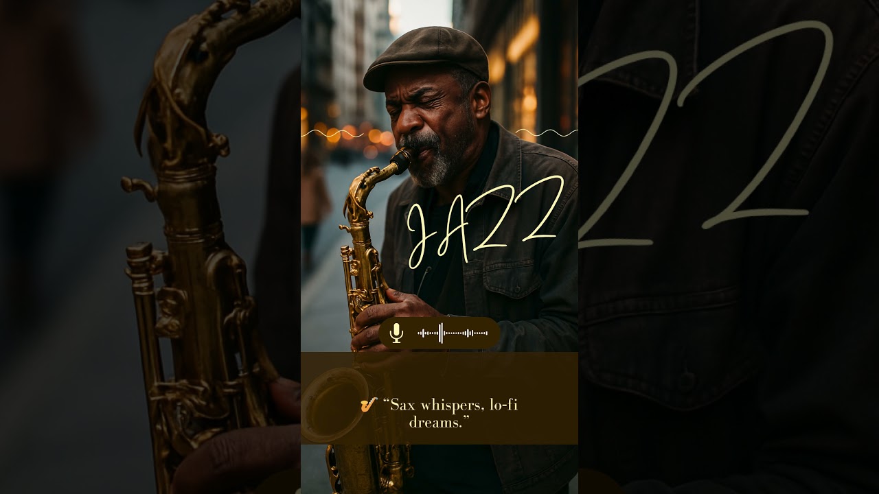 #Shorts #SmoothJazz #SaxophoneVibes #LoFiJazz #JazzMood #ChillMusic #EveningVibes #JazzLife
