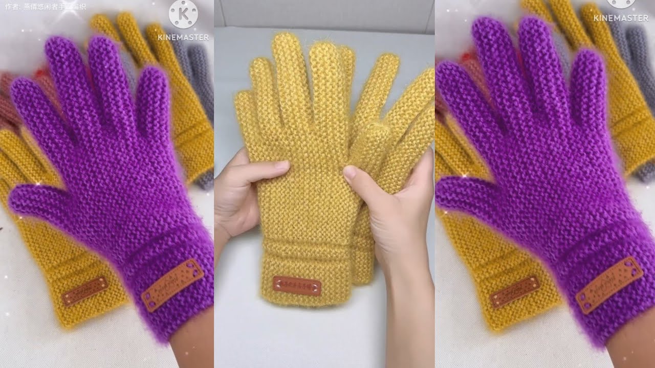 Knitting gloves, ladies ,baby, Jean's knitting gloves, न्यू दस्ताने बनाने का तरीका, धागे से दस्ताने