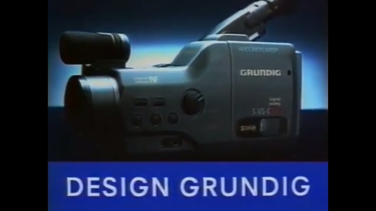 Pub pour joué et gagné un Caméscope VHS Grundig