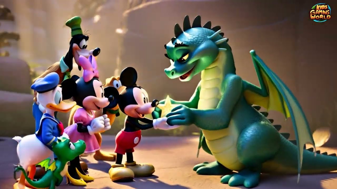 Mickey Mouse and the Lost Dragon 🐉 | Magical Adventure Story for Kids