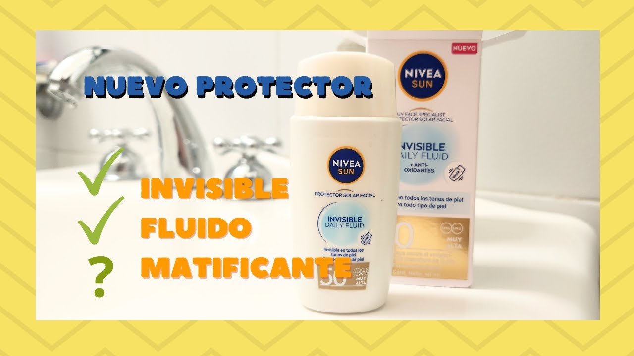 PROTECTOR SOLAR - NIVEA SUN - INVISIBLE DAILY FLUID - FPS 50 / RESEÑA