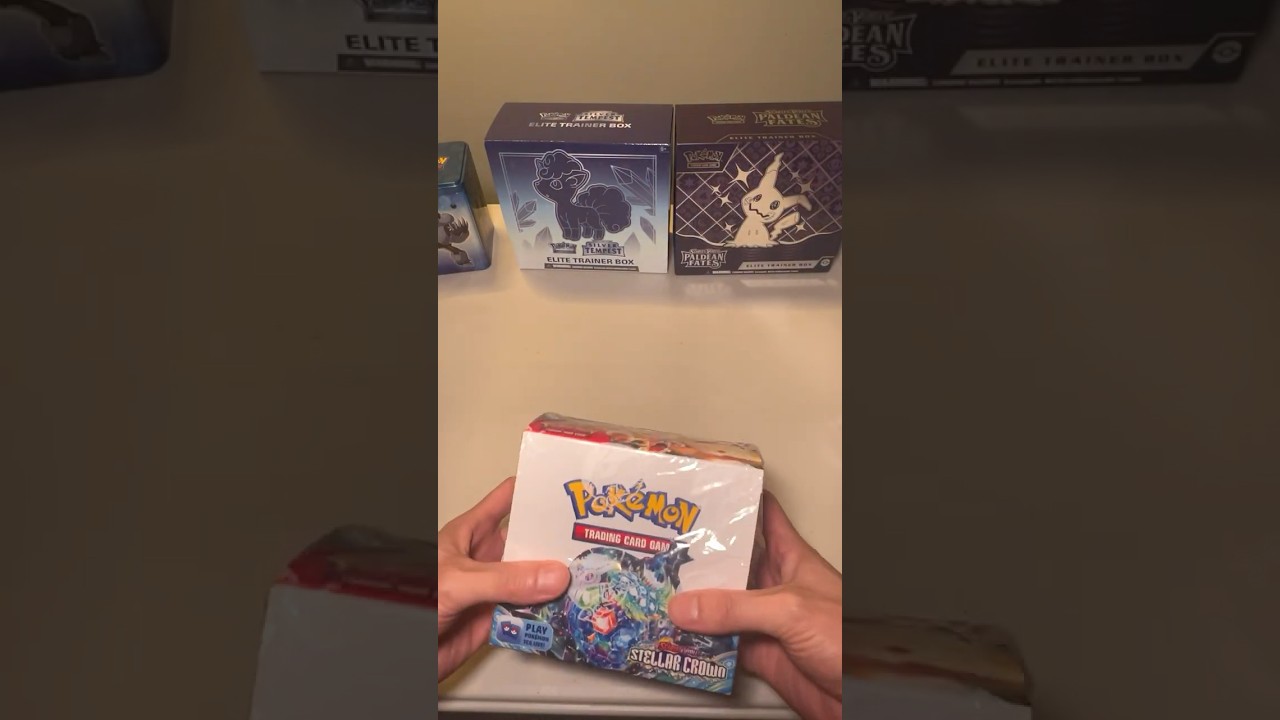 Pokemon booster boxes from TikTok shop