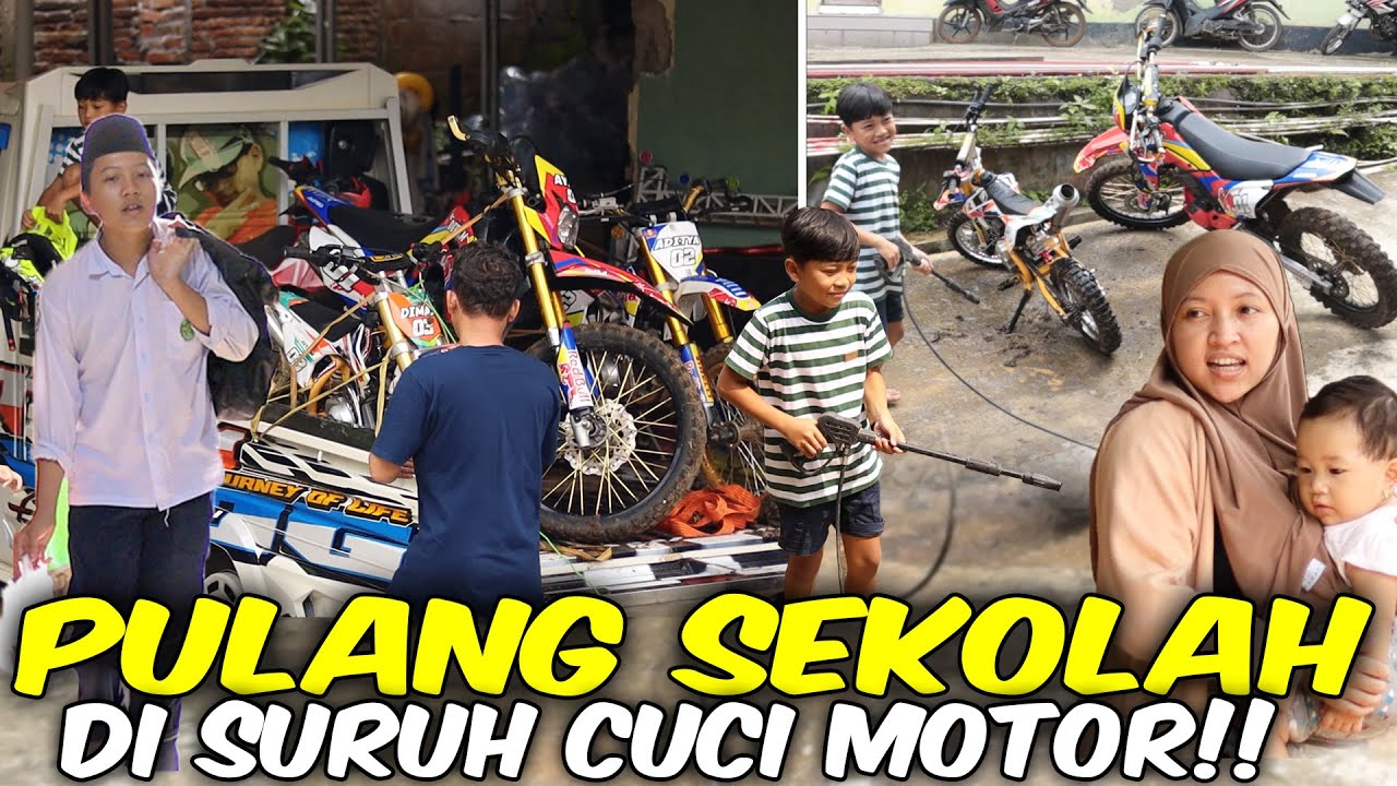 DISEMANGATI BUNDA!! DITDIM DUSURUH NYUCI SEMUA TRAIL