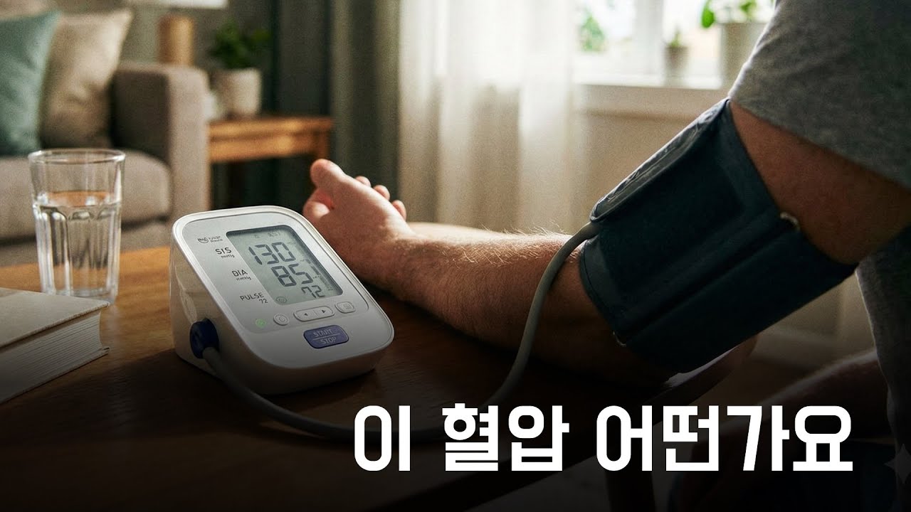 혈압 130/85 어떻게 해야 할까요
