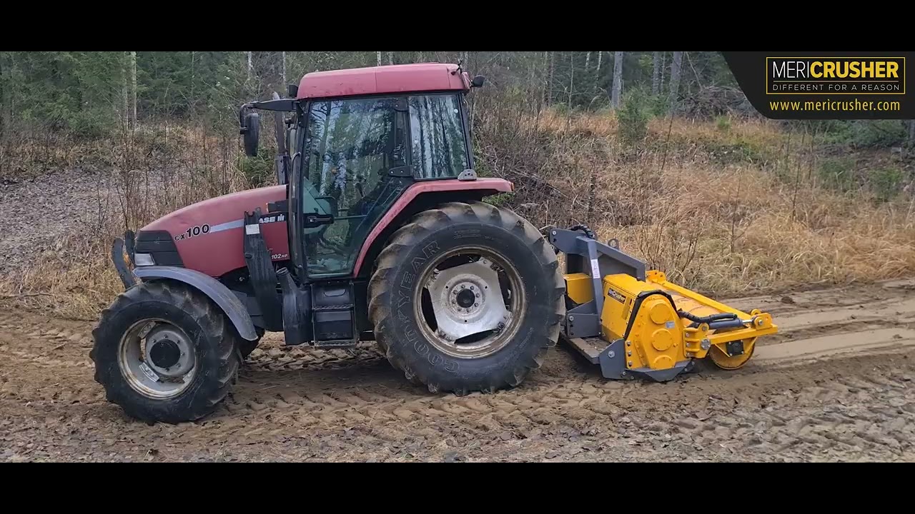 MeriCrusher MJ-2.3 STG suitable for wide power range of tractors,