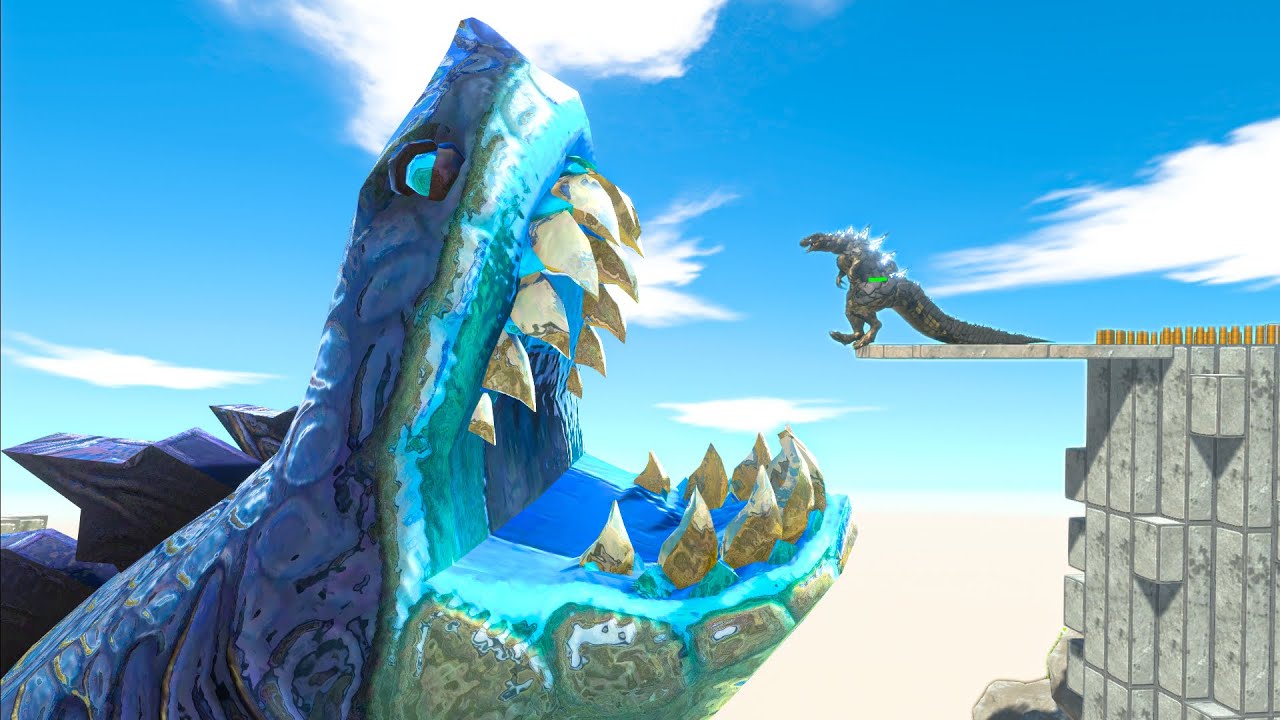 Godzilla Battles On The Tower - Animal Revolt Battle Simulator