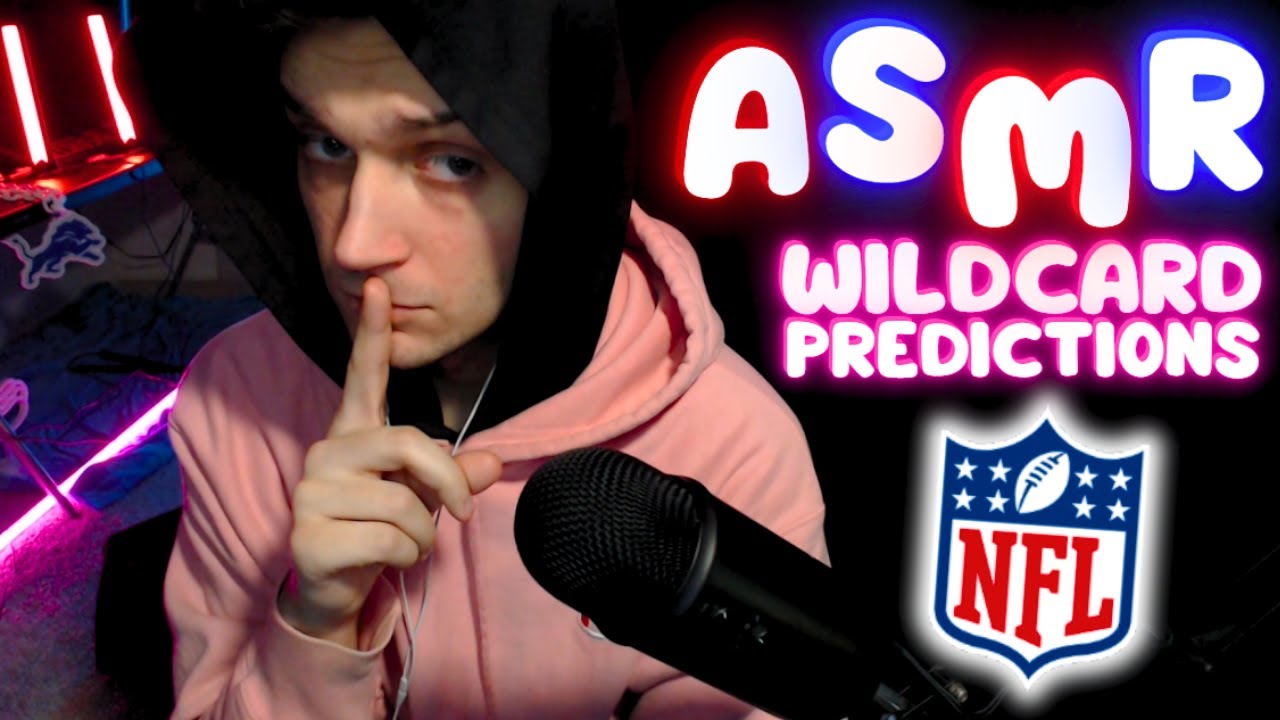 ASMR Uneducated NFL Playoffs Wildcard Preview & Predictions (Up-Close Whispering Sounds)