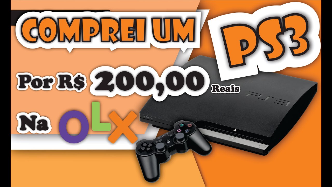 COMPREI UM PS3 ABSURDAMENTE BARATO NA OLX SERÁ QUE FUNCIONA? #ps3 #barato #unboxing