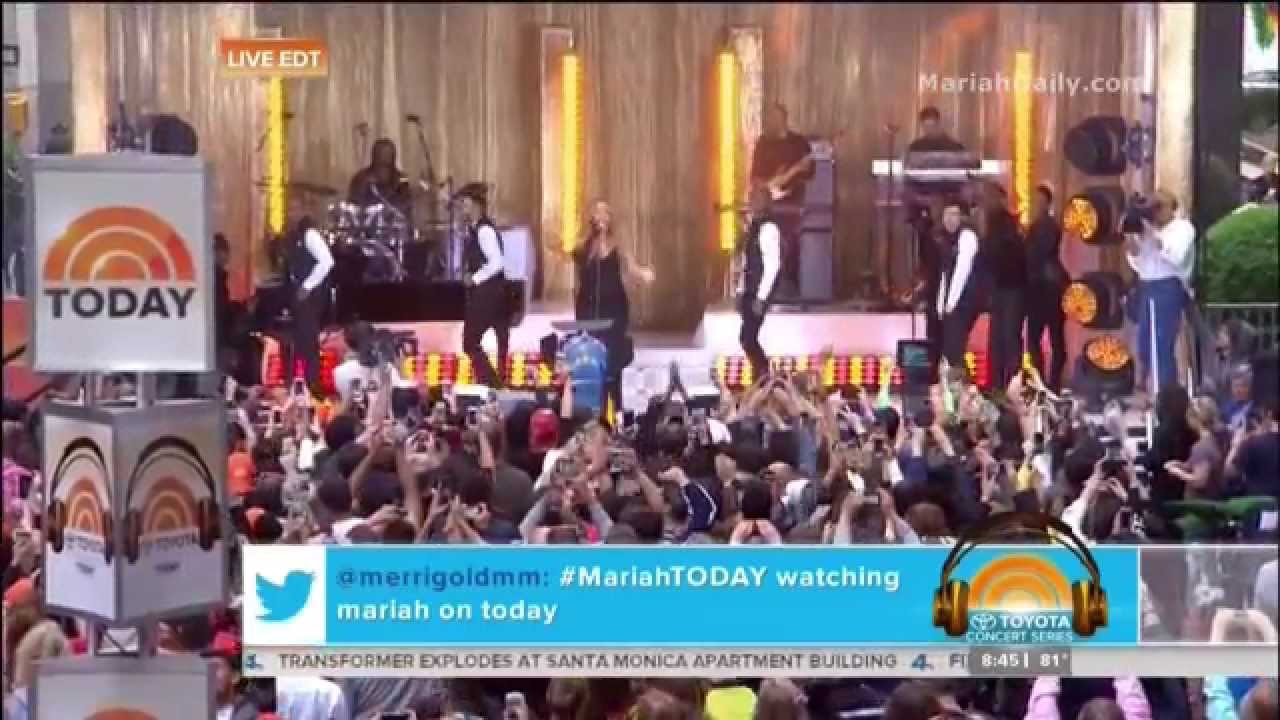 Touch my body - Mariah Carey Live at The Today Show 2014 (HD)
