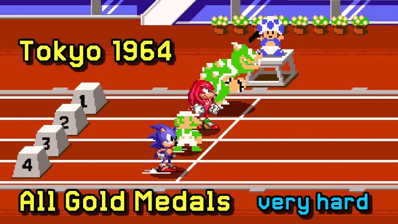 Gold Medal in Every Tokyo 1964 Event - Mario & Sonic at the Olympic Games Tokyo 2020