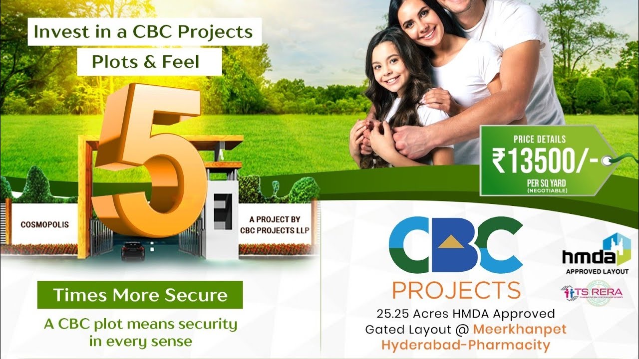 Open Plot For Sale In #Pharmacity  #Cbccosmopolis #Srisailamhighway #Hmdafinalapproved Loanavailable