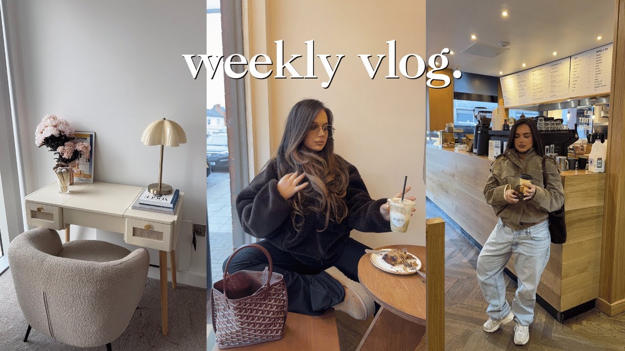 WEEKLY VLOG | Redecorating My Bedroom, Baking Pretzels & Football Games!!