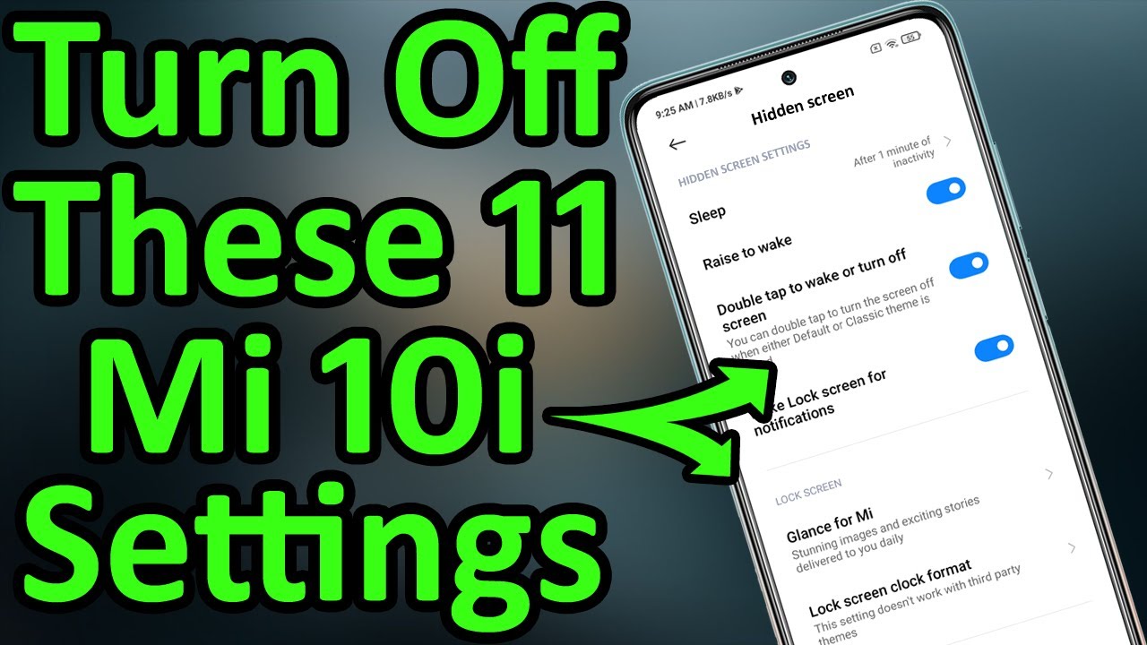 11 Mi 10i 5G Settings You Should Change Right Now 🔥🔥🔥