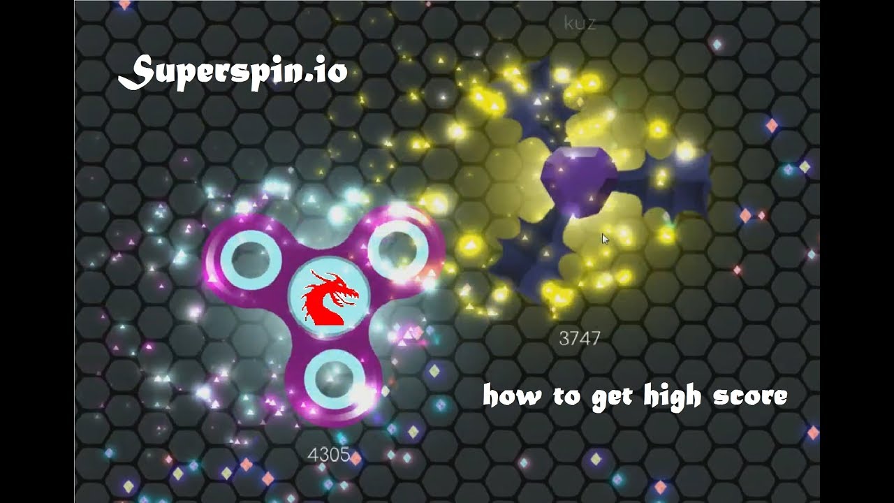 Superspin.io how to get high score (spinner.io)