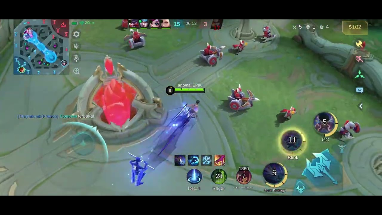 Push Rank hero yin Mlbb mode erenh jeger 