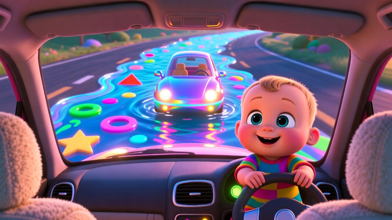Beep Beep Fun Ride!! 🚗🎶 Exciting Car Adventure for Kids | UK Nursery Rhymes