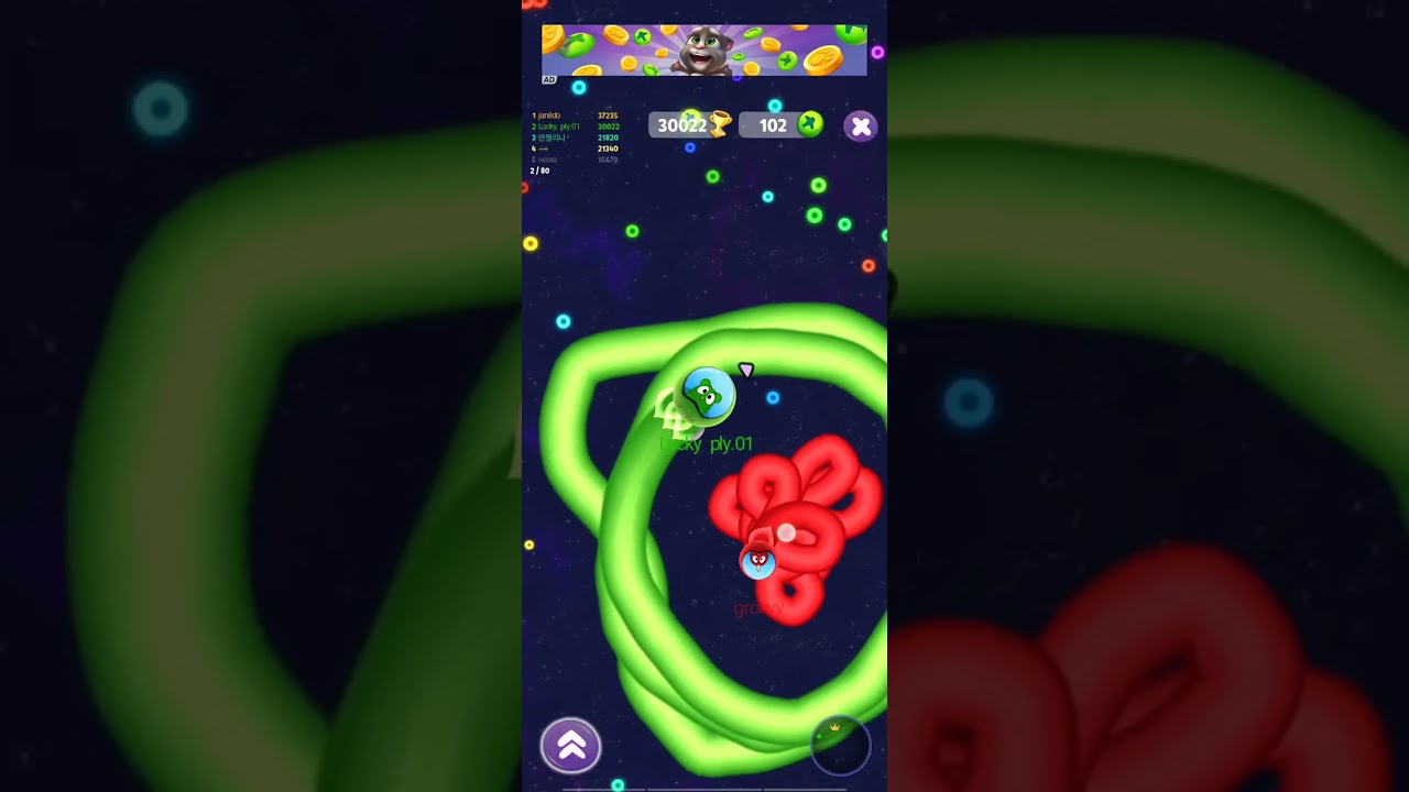 My talking tom 2 space trail game highest score No 01 Lucky The player No 01 Lucky Bhaiya #lucky #dh