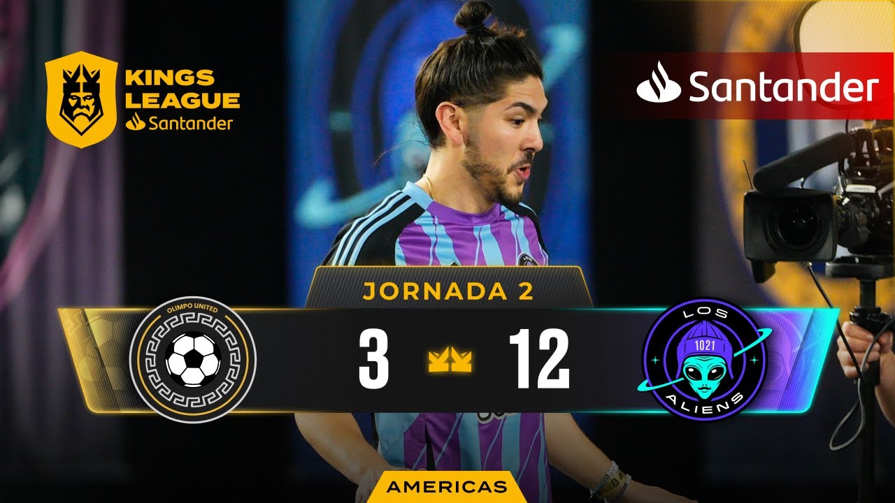 Olimpo United de 'Chicharito' Hernández VS Los Aliens FC de Castro1021 | J2 (3-12)
