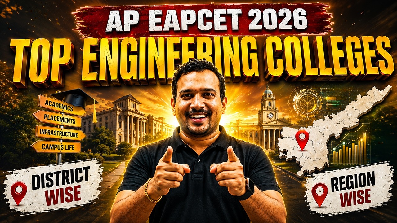 🔥 AP EAPCET 2026 Top 20 Engineering Colleges in Andhra Pradesh 🏆 | District-Wise Best Colleges