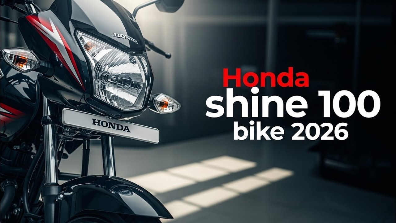Honda Shine 100 2026 Launched! 😱 90 KMPL Mileage? Shocked After Seeing the Price & Features.