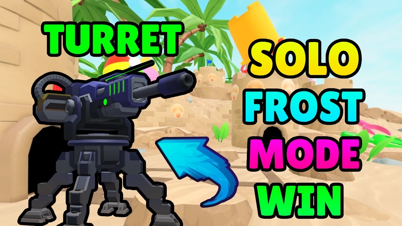 Solo Frost Mode With New Rebalanced Turret | Tower Defense Simulator