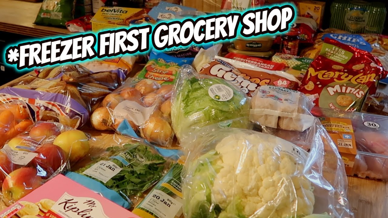 Покупки продуктов в Sainsbury's ~ Использую остатки из морозильной камеры по максимуму!