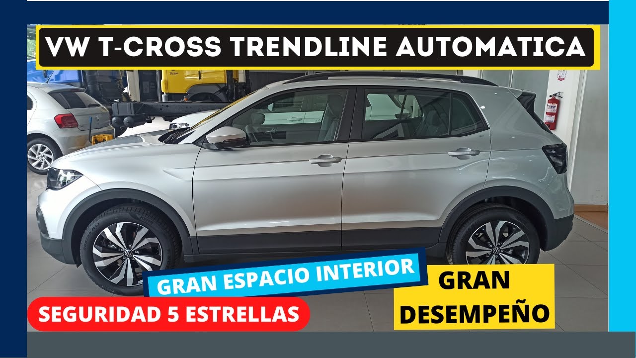🚦🚗 Volkswagen T-CROSS Trendline con caja Automatica, ahora con motor TURBO de gran desempeño 🚦🚗