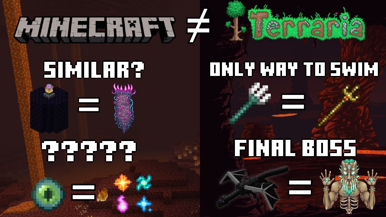 Beating Minecraft With Terraria Logic