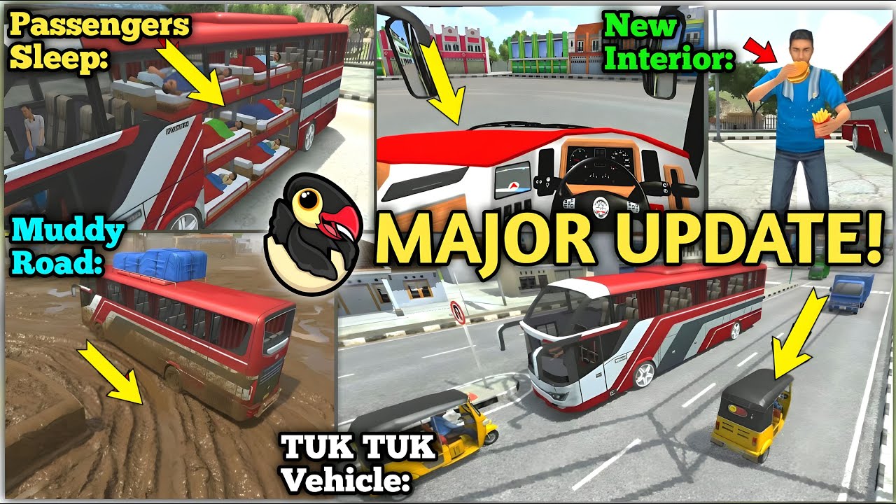 🚚НАКОНЕЦ-ТО!! BUS SIMULATOR INDONESIA &mdash; КРУПНОЕ ОБНОВЛЕНИЕ | BUSSID 4.5 (Новые утечки и тизеры)