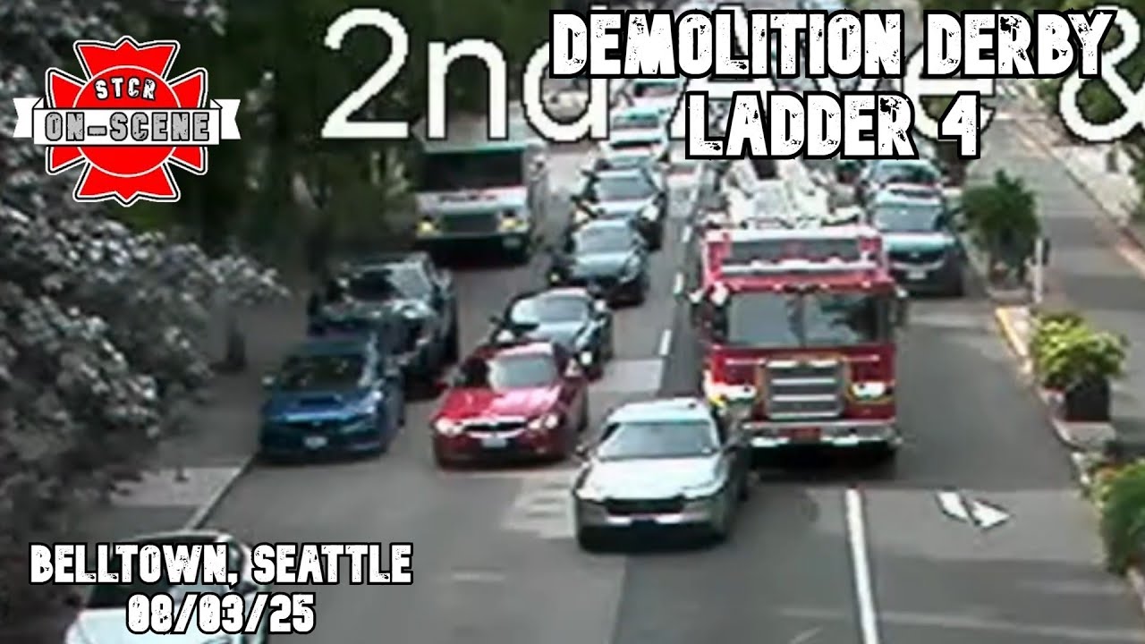 SEATTLE: Driver repeatedly rams Ladder 4