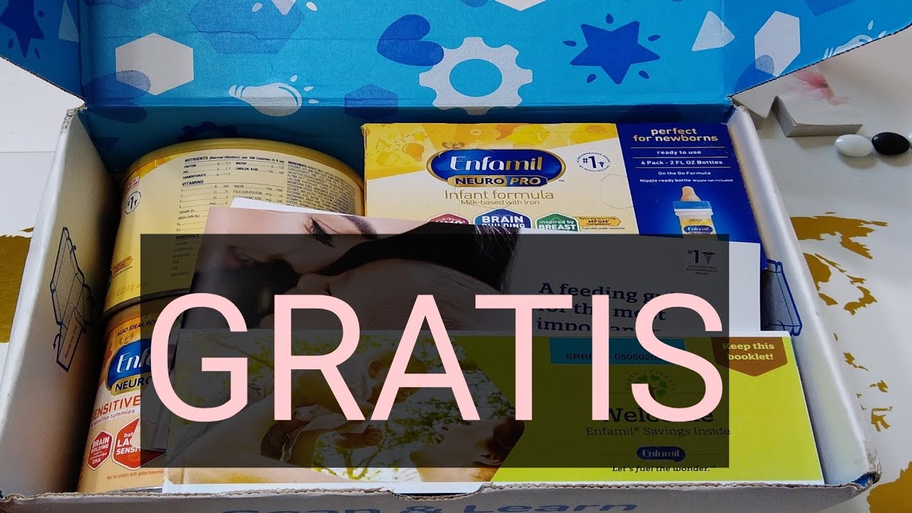 Formula para bebe Gratis....Enfamil Unboxing #wonderbox