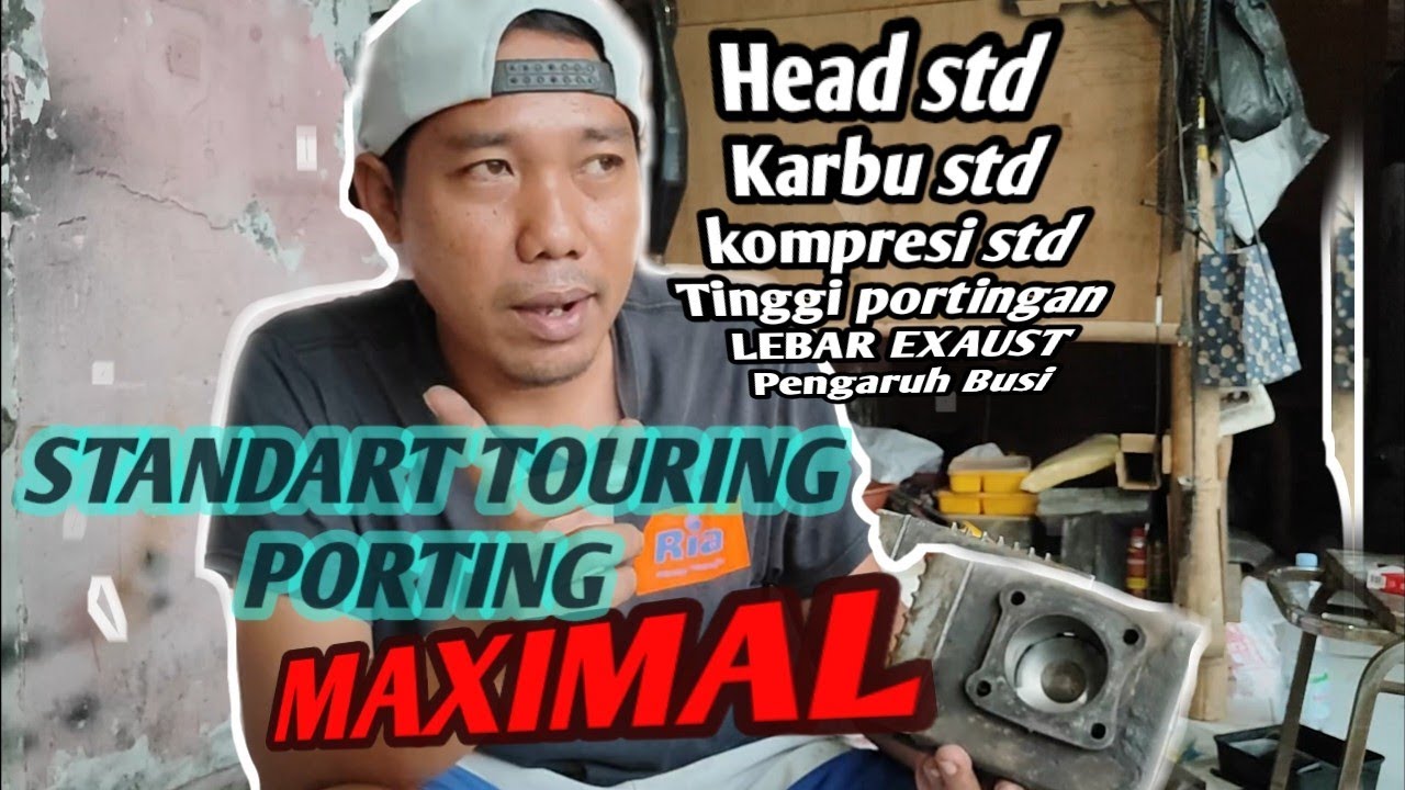 INI YANG KALIAN TUNGGU.. PORTING STANDART TORING MOTOR SUZUKI TORNADO