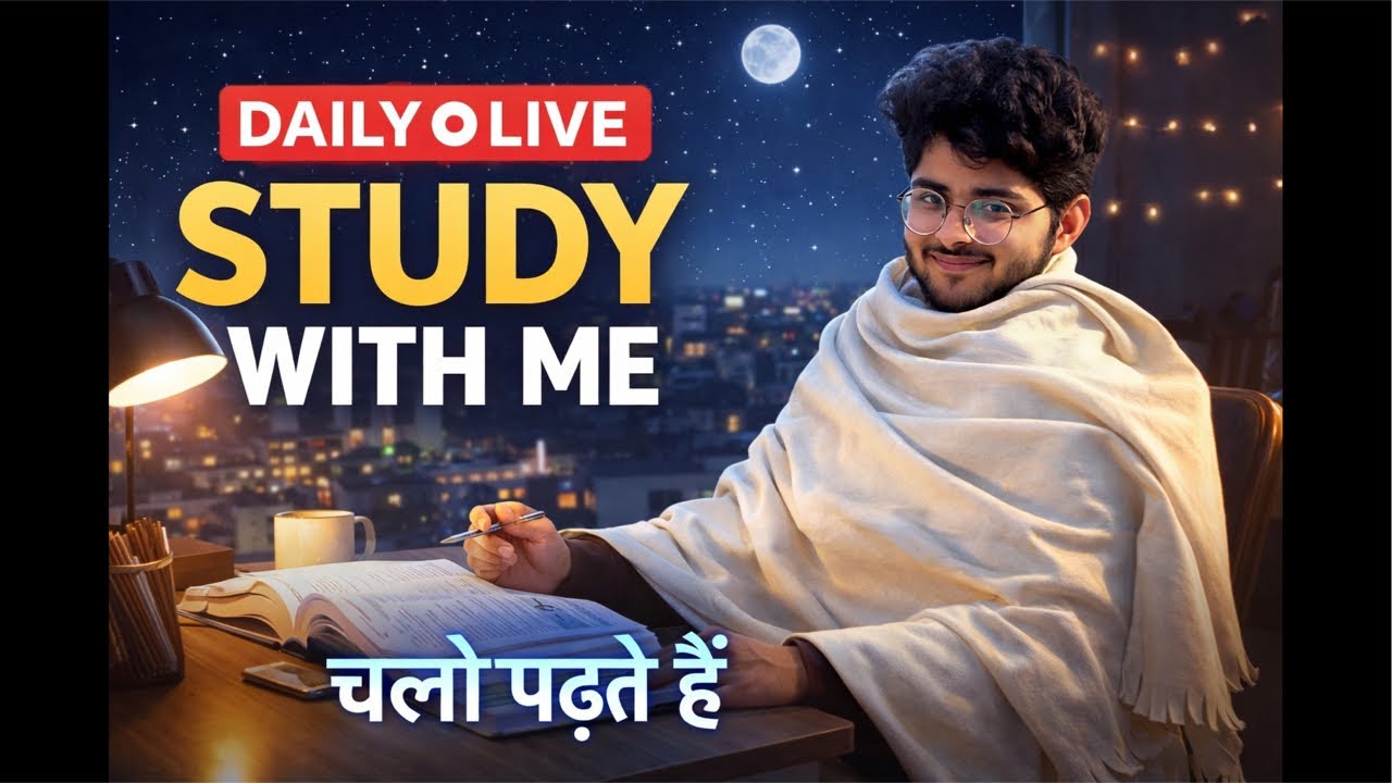 Late night study with me🔥👉