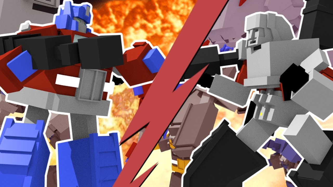 Minecraft | TRANSFORMERS CHALLENGE - Autobots vs Decepticons! (Transformer Battle)