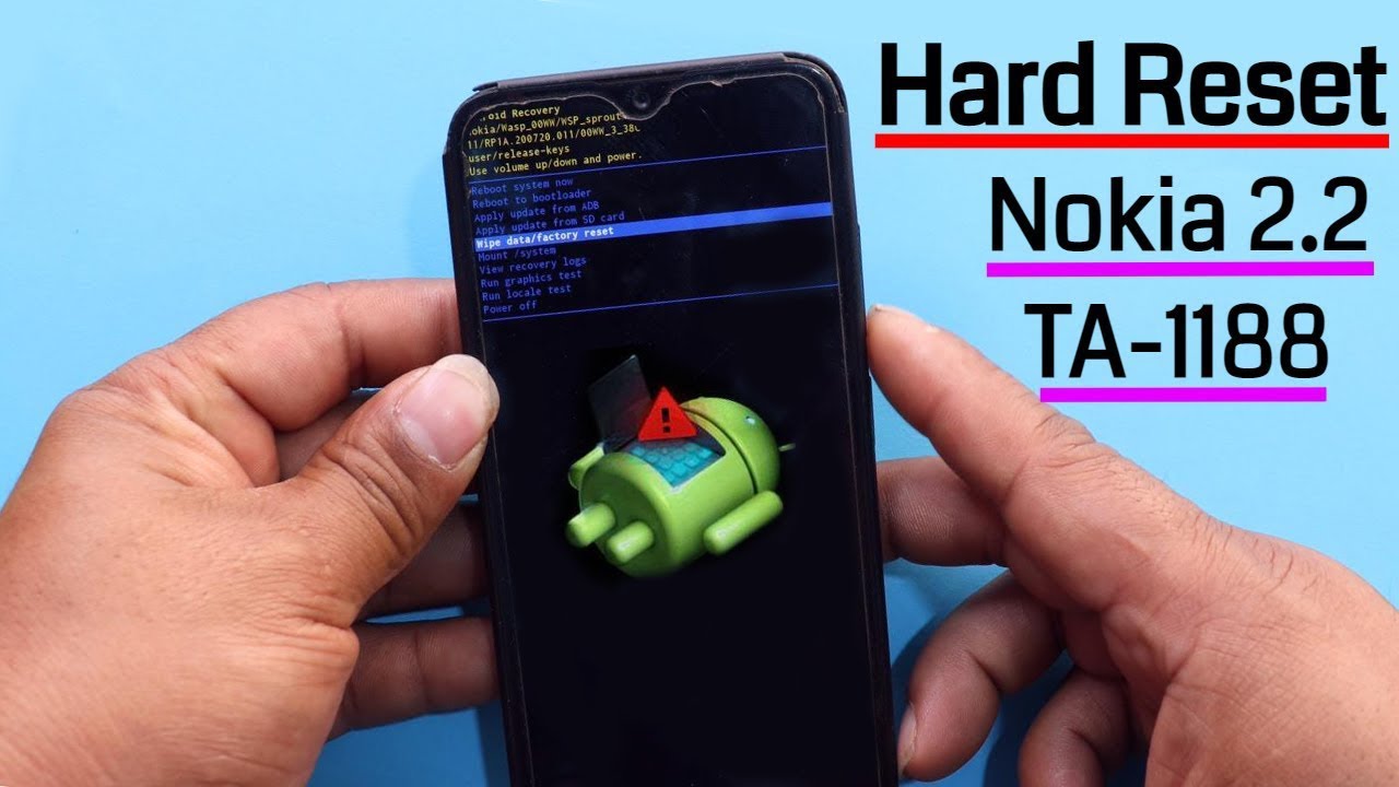 Hard Reset Nokia 2.2 TA-1188 Remove Screen Lock Pin/Pattern/Password Without Box 100% Working 2022
