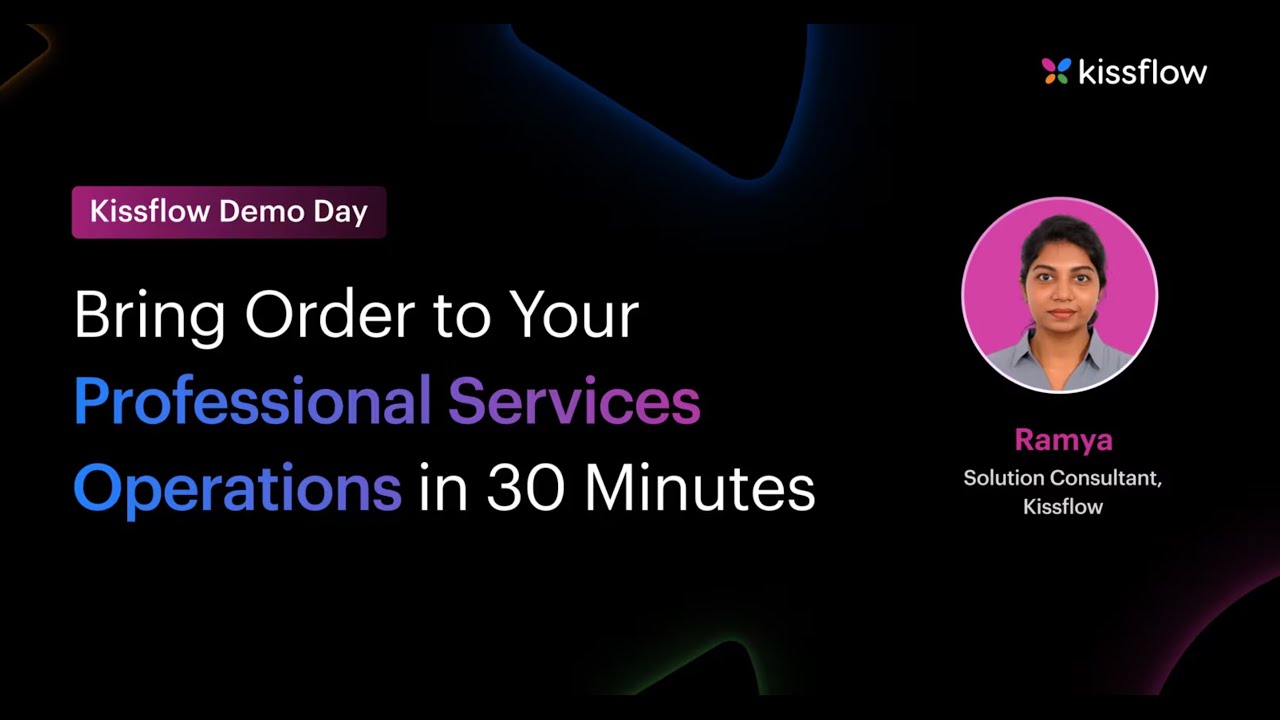 Professional Services Operations – Bring Order in 30 Minutes!