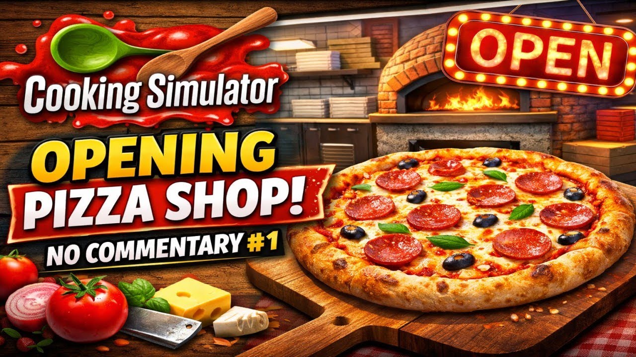 Cooking Simulator | Opening Pizza Shop | No Commentary #1