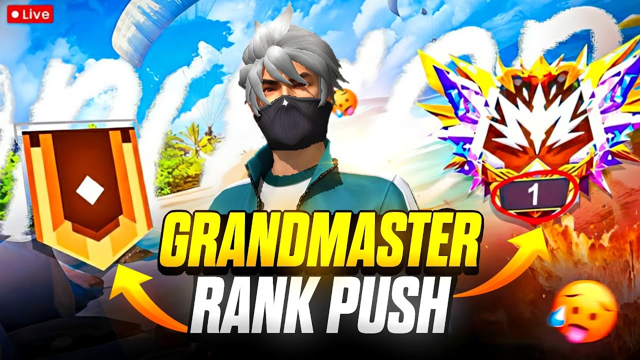 Road To Grandmaster Region Top 1 Push☠️🔥 #freefire #freefiremax #shortsfeed