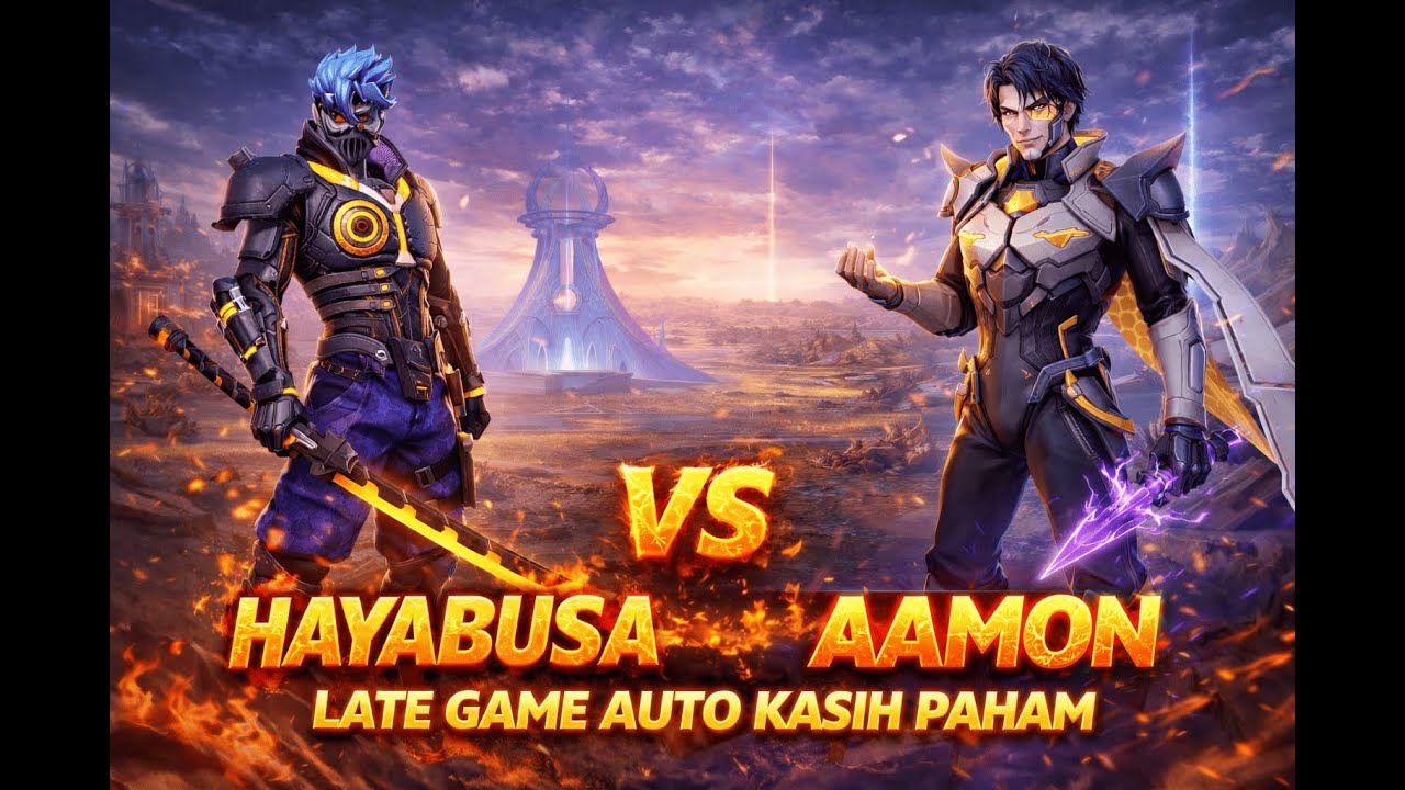 HAYABUSA VS AAMON EPICK COMEBACK | LATE GAME AUTO KASIH PAHAM | MOBILE LEGENDS