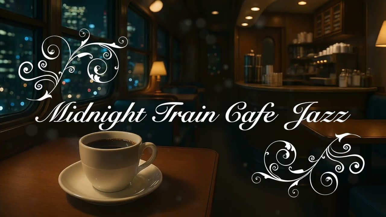 【作業用BGM】都市の夜を漂うミッドナイトカフェ / Midnight Train Cafe Jazz【作業・集中ジャズ/1h】