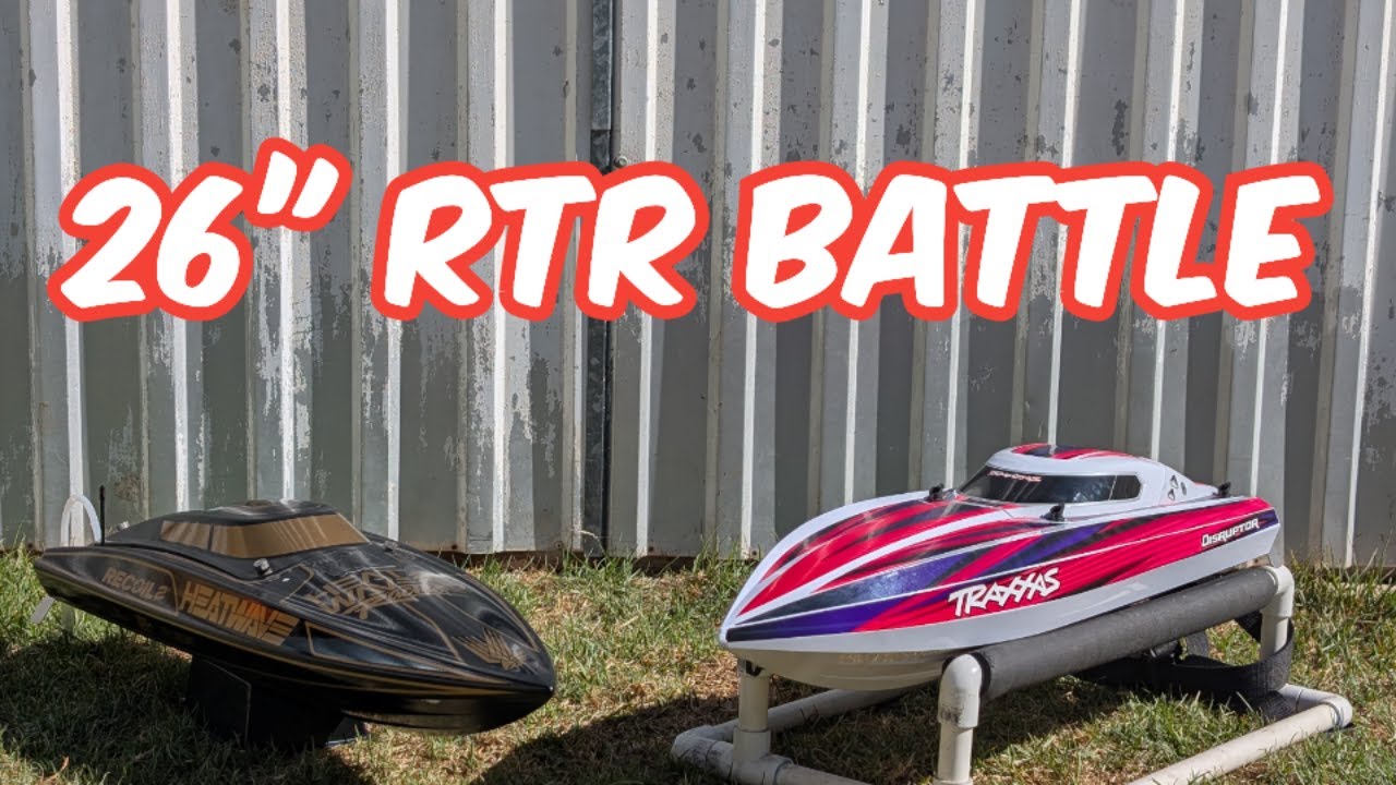 Traxxas Disruptor vs Proboat Recoil Ultimate out of the box showdown