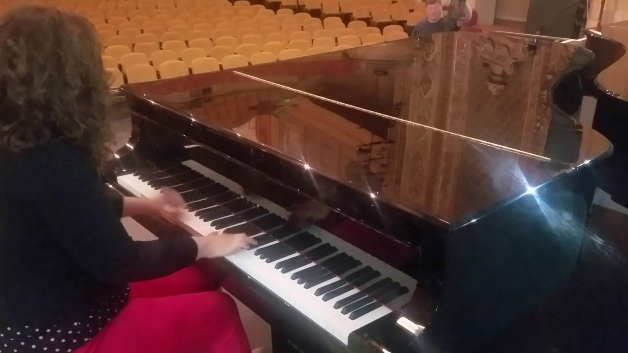 Behind The Scenes: Warming up on Steinway Piano at Paramount Theatre