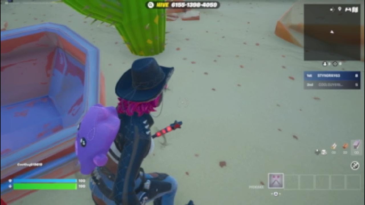 Getting super high and show ing secrets in Fortnite 1v1 with every gun