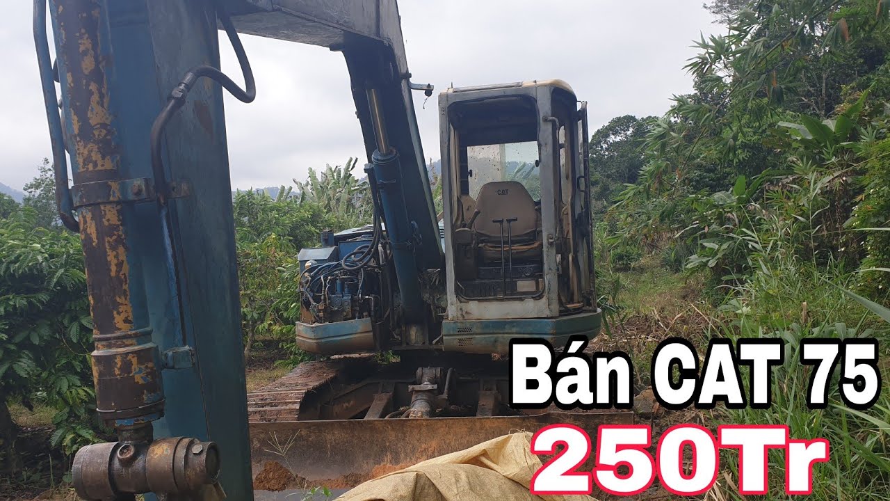 Bán Máy Xúc Cat 75 Giá 250 Triệu || ae cần lh 0332279123 để xem máy hoạt động nhé