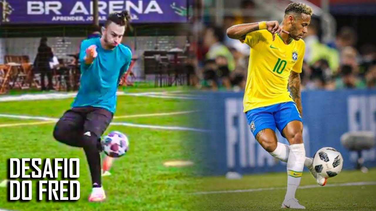 Tentamos fazer o domínio do Neymar!