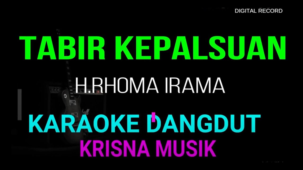 TABIR KEPALSUAN KARAOKE DANGDUT ORIGINAL HD AUDIO
