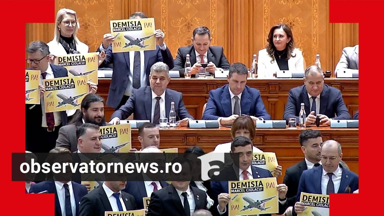 SURSE: Moțiunea de cenzură depusă de AUR la adresa Guvernului Ciolacu, votată vineri