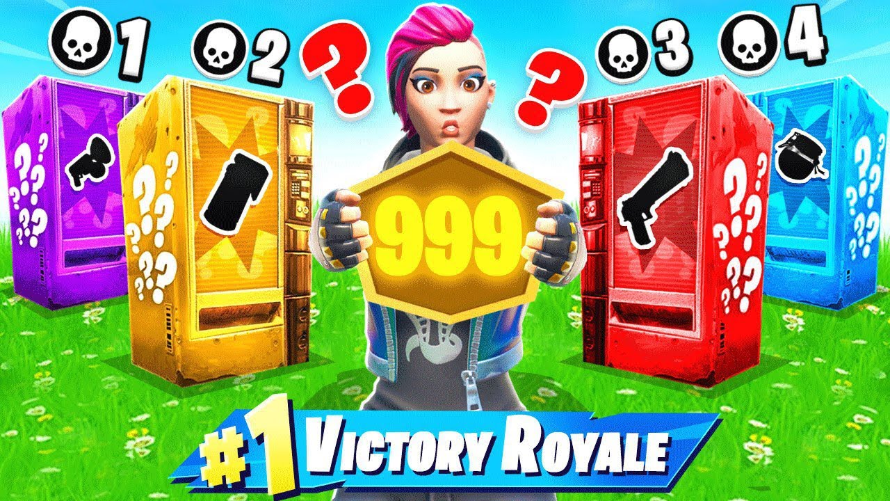 Fortnite BUT we can only loot VENDING MACHINES!