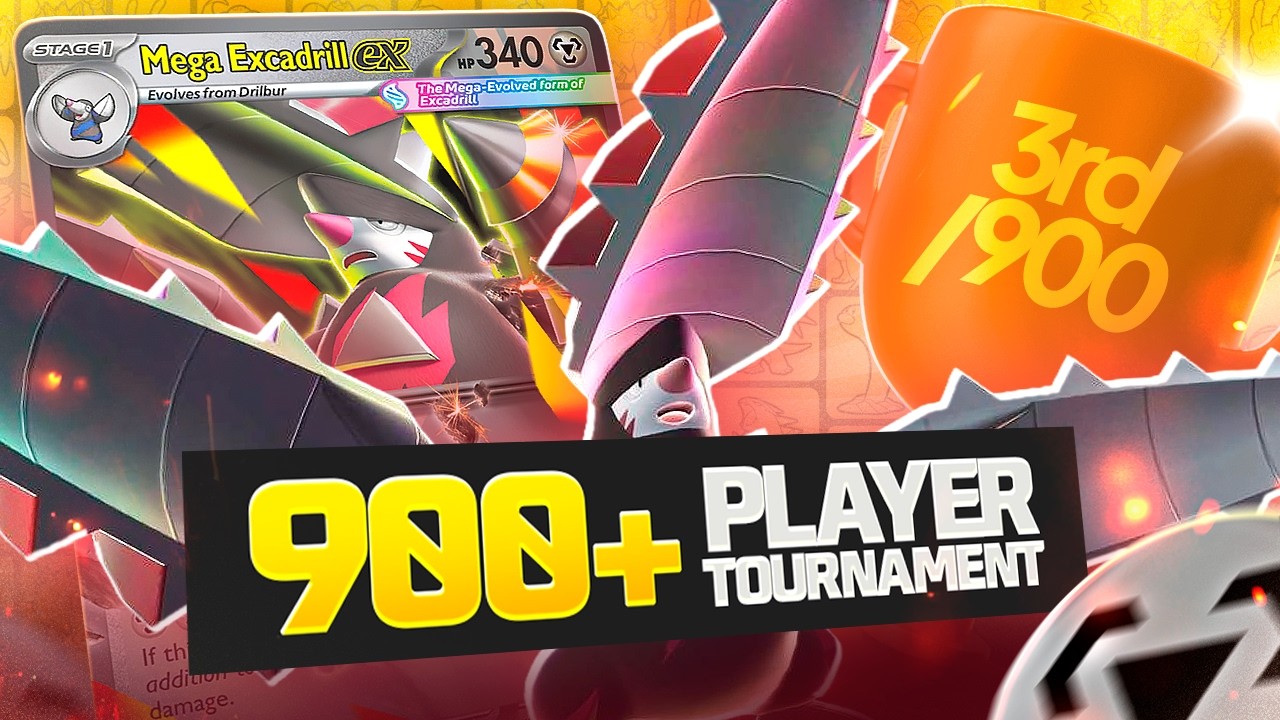 I Almost Won a MASSIVE Tournament With Mega Excadrill